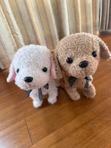 여기 2개 세트 강아지 완구