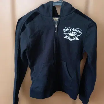 Juicy Couture S 블랙 후드티