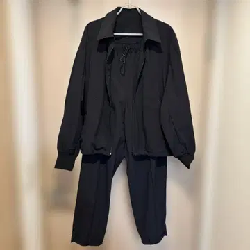 패밀리마트 집업 자켓 조거 팬츠 블랙 M 사이즈 세트