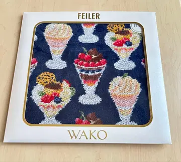 와코 페이러 손수건 WAKO PARFAIT 네이비