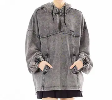 X-girl ACID WASH SWEAT HOODIE