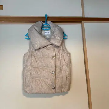 베이지 다운 베스트 9호