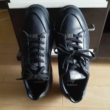 르꼬끄 스포르티브 블랙 스니커즈 23.5cm