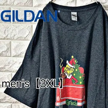 [ GILDAN ] 단면 프린트 T셔츠 [ 남성용 3XL ] 그레이