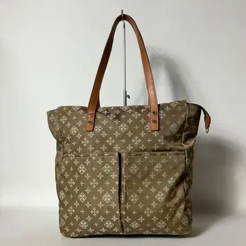 2510-289 | 새상품급 | 러셋 토트백 나일론 가죽 브라운