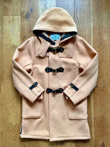 bal 오렌지 더플 코트 가죽 벨트