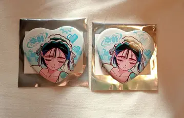 에이리언 스테이지 ALIEN STAGE 하트 캔뱃지 Sua