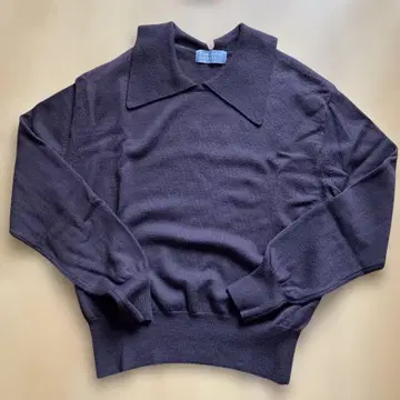 MARGARET HOWELL 빅 칼라 니트 스웨터