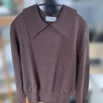 MARGARET HOWELL 빅 칼라 니트 스웨터