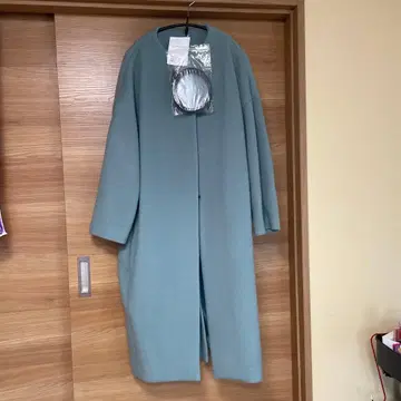 ELENDEEK 롱 코트 민트 그린 00 사이즈