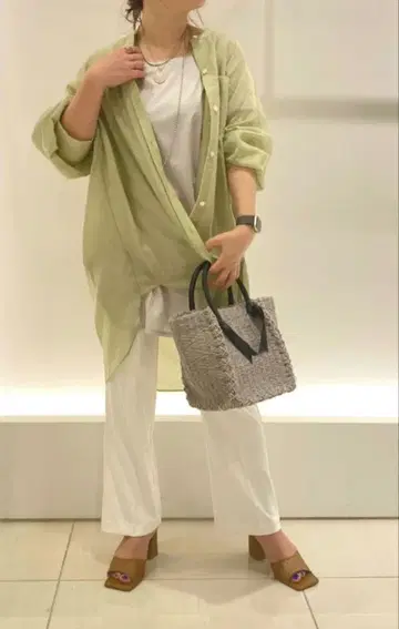 DouDou 오버 튜닉 셔츠