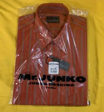 Mr.JUNKO 스트라이프 긴팔 셔츠 M 사이즈 미사용 보관품!!