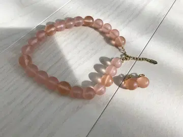 잉게보그 로고 목걸이 귀찌 핑크 계열