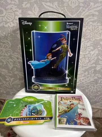 디즈니 happy 복권 라스트 원상 스티커 엽서 피터팬