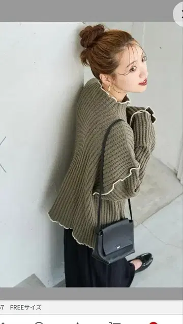 헤비 와플 메로우 하이넥 니트