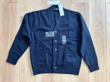 유니클로 J 네이비 버튼 가디건 M 사이즈
