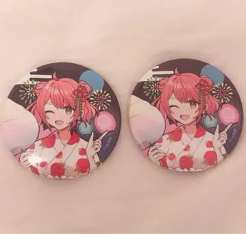 컬러풀피치 노아 복숭아 축제 캔뱃지 x 2