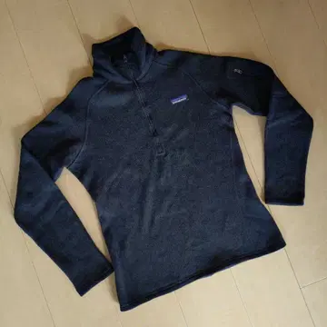 Patagonia 베터 스웨터 하프 지퍼 플리스 다크 그레이 블랙 XS