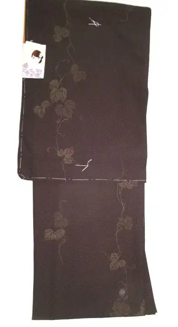 이중 기모노 워셔블 기모노 코몬 덩굴 패턴 M 사이즈