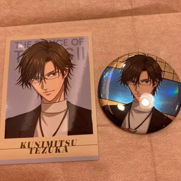 신 테니스의 왕자님 테즈카 쿠니미츠 캔뱃지 인스턴트풍 카드