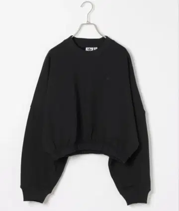 [ adidas ] 여성용 맨투맨 XS 크롭 블랙