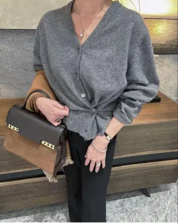 YONFA 그레이 가디건