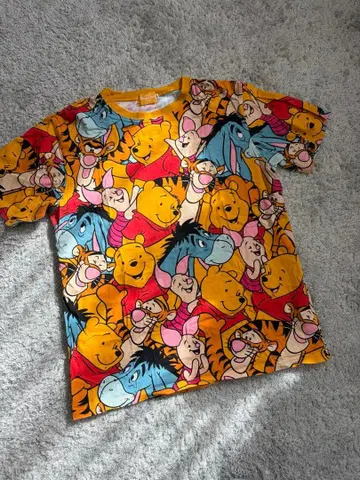 도쿄 디즈니 리조트 푸우 티셔츠 L