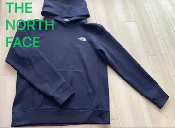 THE NORTH FACE 네이비 후드 부착 티셔츠