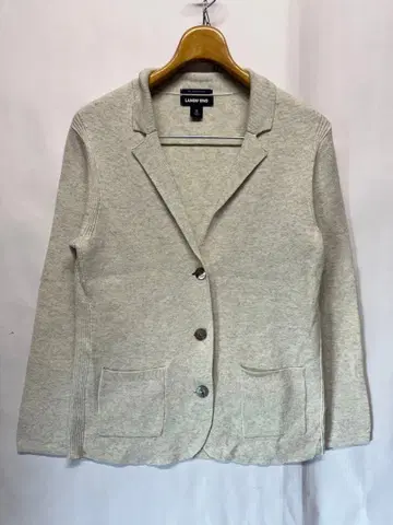 LANDS'END 랜즈엔드 코튼 테일러드 자켓 가디건 M