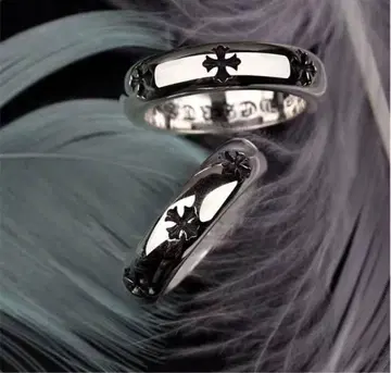 가격 협의 실버 크로스 모티브 반지