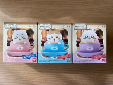 치이카와 캐릭터 라떼 아트 케이스 치이카와 하치와레 모몽가 3점 세트