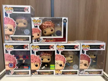 주술회전 Funko pop 료멘스쿠나 이타도리 유우지 피규어 6체 세트