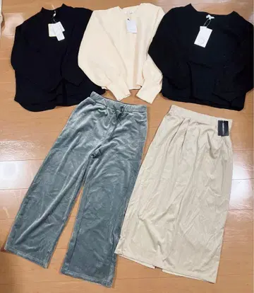 새상품 겨울 의류 여성용 세트 묶음 판매 M~L