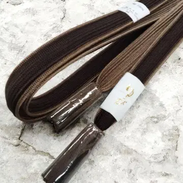 [유비] 최고급 허리띠 연리방 초콜릿 브라운 #1237