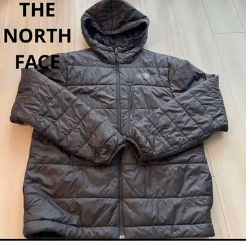THE NORTH FACE 블랙 후드 부착 자켓