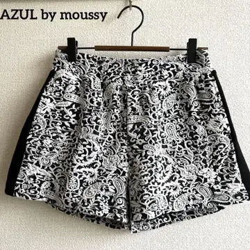 AZUL by moussy 아줄바이마우지 페이즐리 무늬 숏팬츠