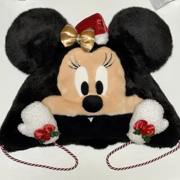 팬캡 미니 디즈니 크리스마스 2025 산타 모자 리본