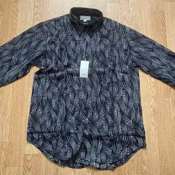 도트 무늬 셔츠 빈티지 M 사이즈 남성용