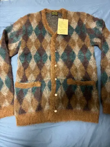 JELADO 코베인 모헤어 가디건 S 코코아 브라운