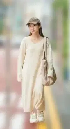 니트 원피스 tal by yumi S 사이즈 아이보리