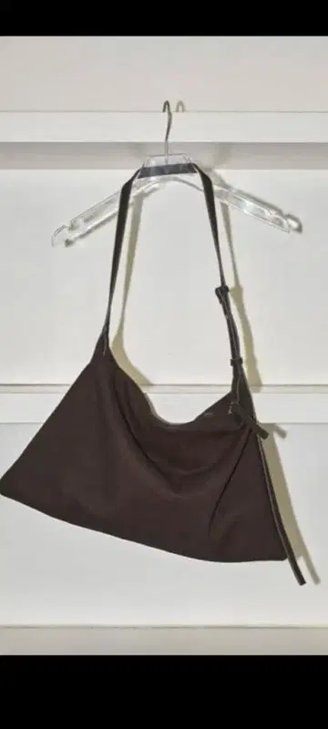 Life's 스퀘어 숄더백 초코 스웨이드백 TODAYFUL