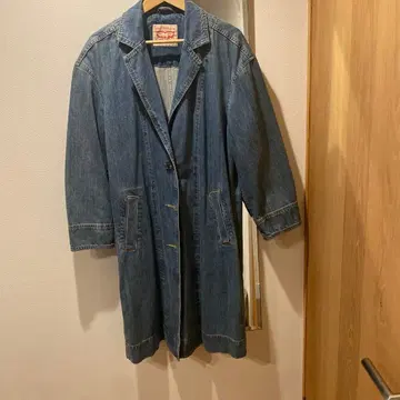 LEVI'S 데님 롱 코트