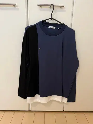 tk 더블 레이어드 티셔츠 S