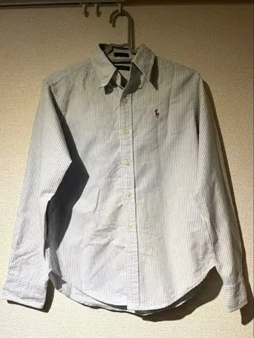 랄프 로렌 스트라이프 셔츠 / CLASSIC FIT / 라이트 블루