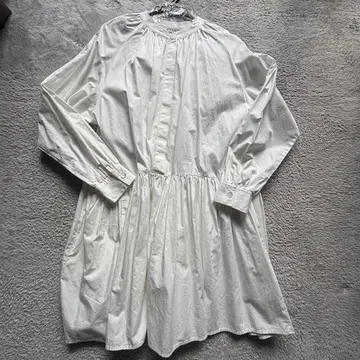 [ 새상품 ] 론 헤르만 원피스 셔츠 원피스 화이트 흰색