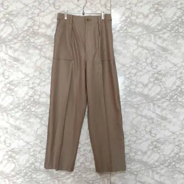 Squady 캐주얼 팬츠 하이웨스트 허리 버튼