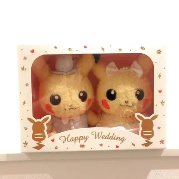 포켓몬 피카츄 복슬복슬 웨딩 세트 페어 피카츄 웨딩