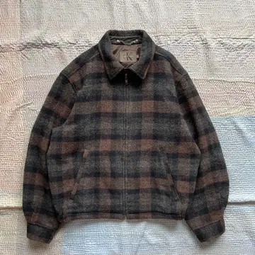 Calvin Klein vintage 체크 블루종