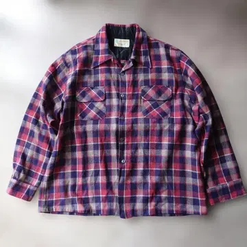 60s 빈티지 towncraft 타운크라프트 보드 셔츠 XL