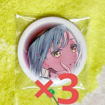 뱅드림 신자와 수전 모티스 캔뱃지 3개 side A